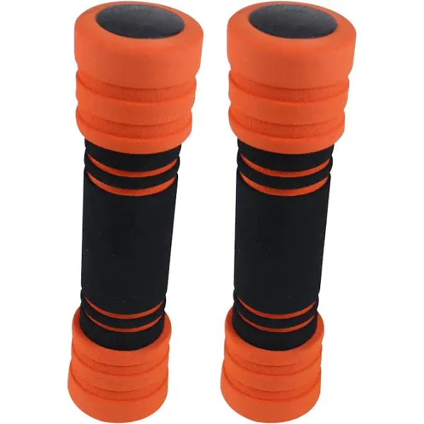 SQUATZ 2 LB Dumbbells Set of 2 - Compact Weight Dumbbells - Versatile Dumbbells for Women - Comfortable Foam Grip - 1kg Dumbbell Set