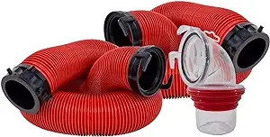 Valterra D04-0115 EZ Coupler 20' Deluxe Bayonet Sewer Hose Kit