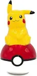 Silver Buffalo Pokémon Pikachu and Poké Ball Ceramic Coin Bank 